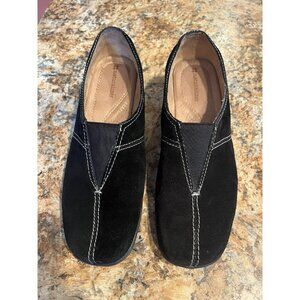 Size 7.5 Naturalizer Armon-2 Black Leather Slip-On Shoe